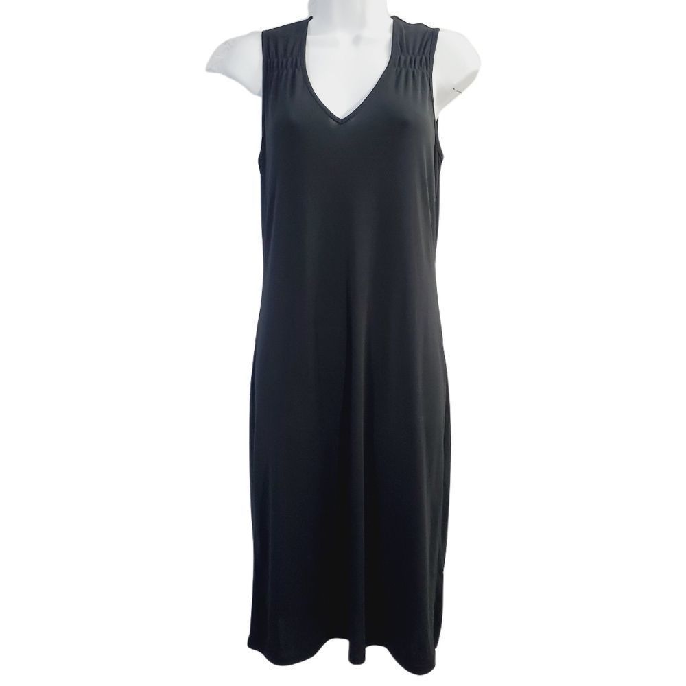 5x$25 Banana republic simple stretchy  black minimalistic dress